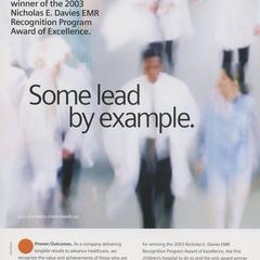 Nicholas E. Davies EMR Recognition Program Award of Excellence advertisement