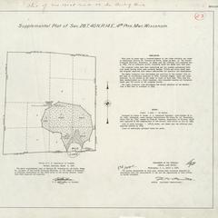 [Public Land Survey System map: Wisconsin Township 40 North, Range 14 East]