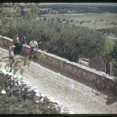 Retaining wall in southern France