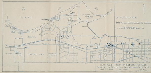 Plan, UW-Madison, 1924