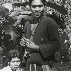 A Black Lahu (Lahu Na) man in Houa Khong Province