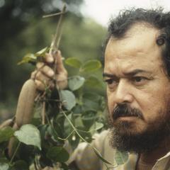 Alfredo Grijalva with Bignoniaceae vine