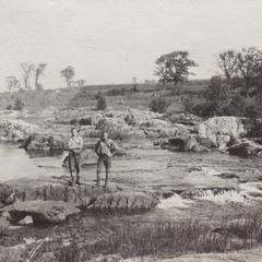 1918 Training camp - gneiss along Black River