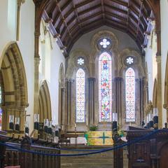 Wimborne Minster interior choir and presbytery