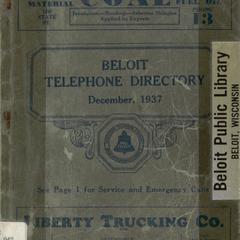 Beloit telephone directory