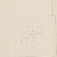 Otto Rindlisbacher folio, no. 1