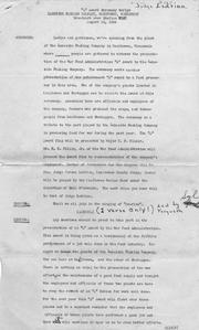 "A" Award ceremony script : Lakeside Packing Company, Manitowoc, Wisconsin, broadcast over radio station WOMT, August 14, 1944