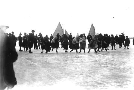 Ice Carnival skating race