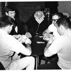 Card playing in the Student Center