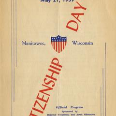 Manitowoc County Citizenship Day official program