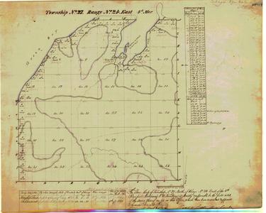 [Public Land Survey System map: Wisconsin Township 27 North, Range 24 East]
