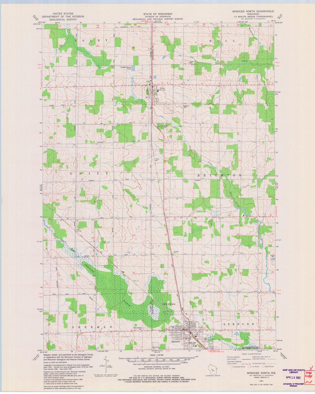 ‎Spencer North quadrangle UWDC UWMadison Libraries