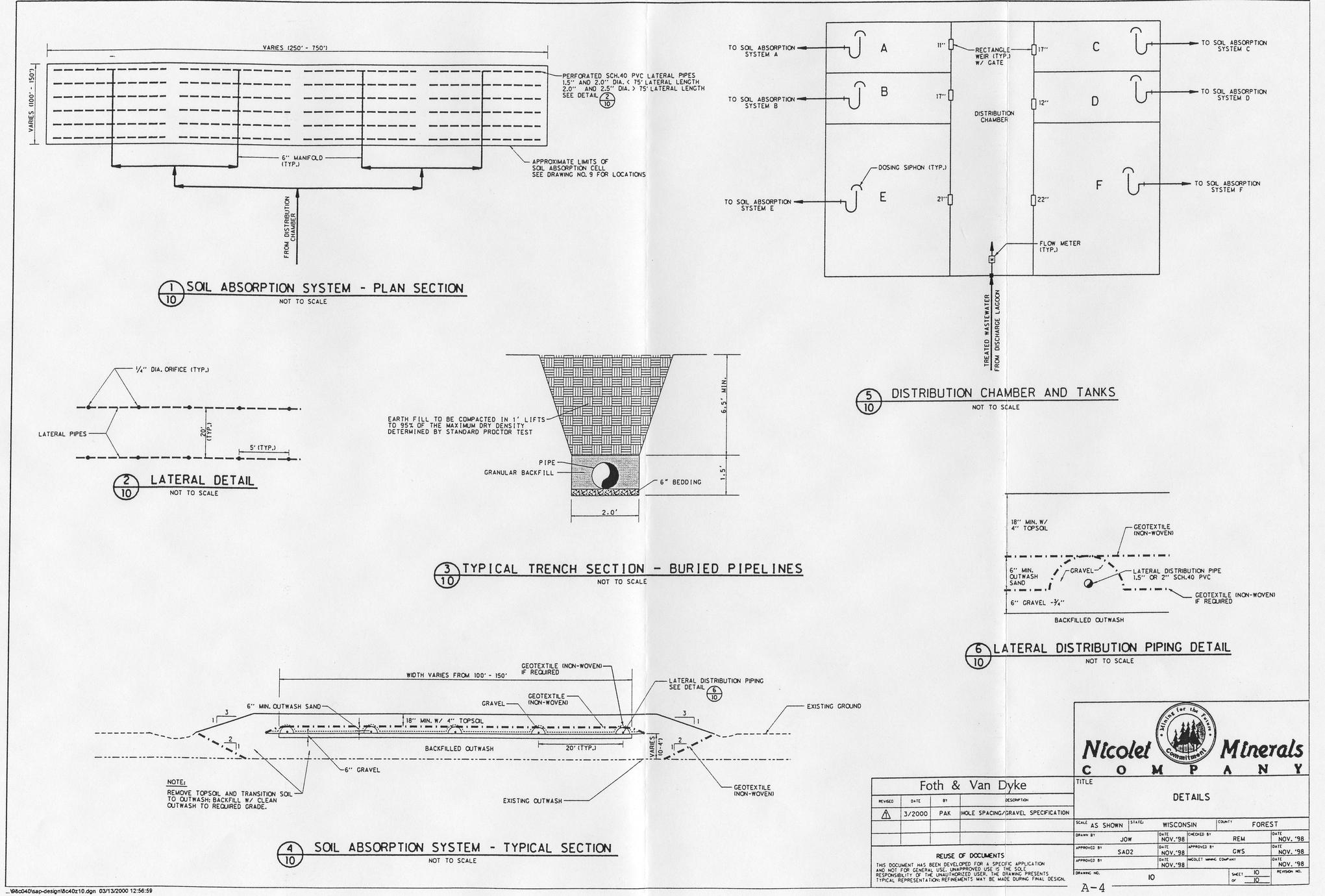 Crandon project Addendum no. 1 to the preliminary engineering report