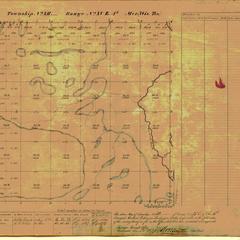 [Public Land Survey System map: Wisconsin Township 12 North, Range 15 East]