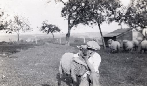 Boy with lamb