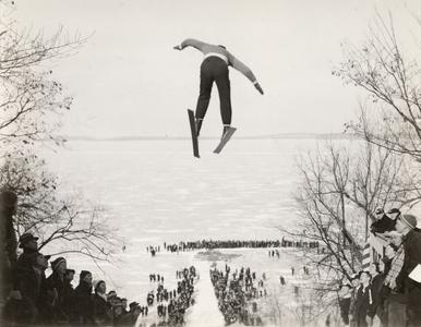 University of Wisconsin ski jumper