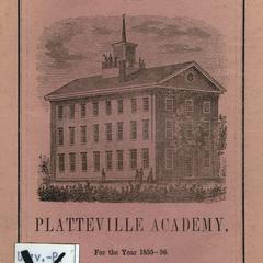 Catalogue of the Platteville Academy, 1855-56