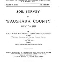 Soil survey of Waushara County, Wisconsin