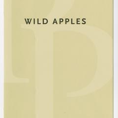 Wild apples : poems