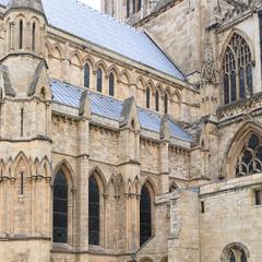 York Cathedral exterior south transept from the southeast
