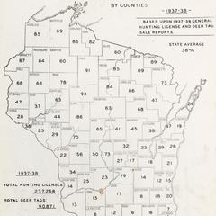 Deer census map