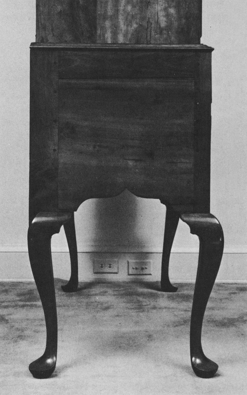 Black and white photograph of a chest on chest or double chest.