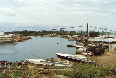 Fishing port in Libreville