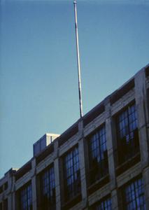 Flagpole atop the American Motors Corporation Engineering building
