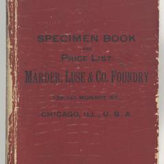 Price list and printers' purchasing guide : Showing specimens of printing type
