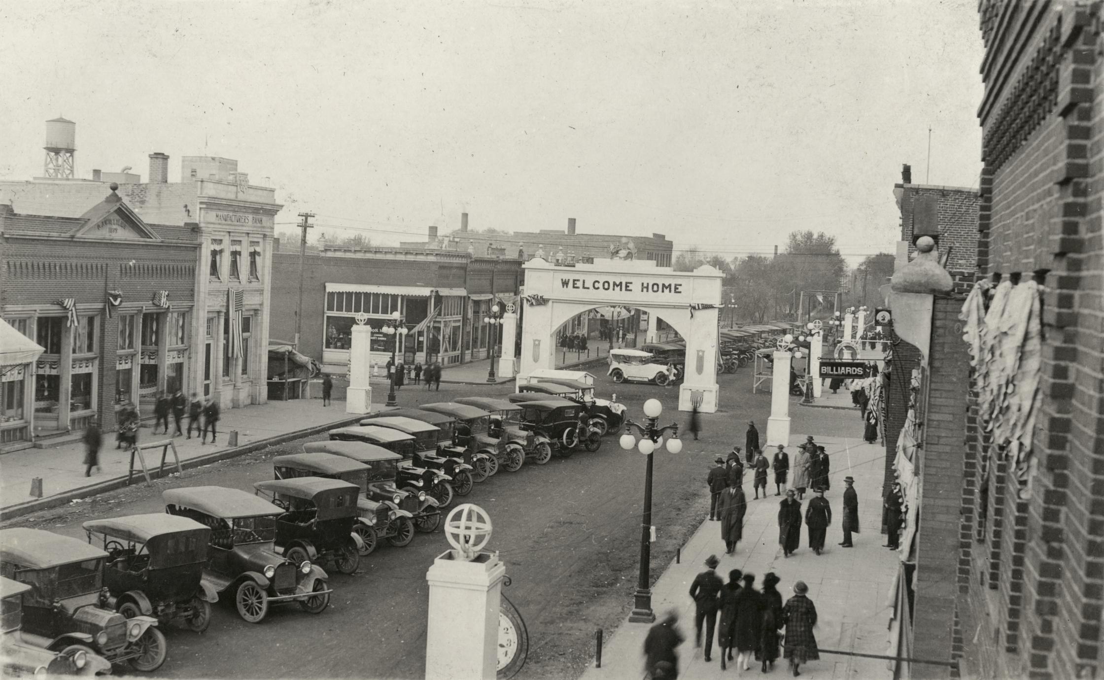 ‎Downtown New Richmond, 1918 Welcome Home celebration - UWDC - UW ...