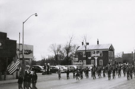 Parade in front of Puetz Motors
