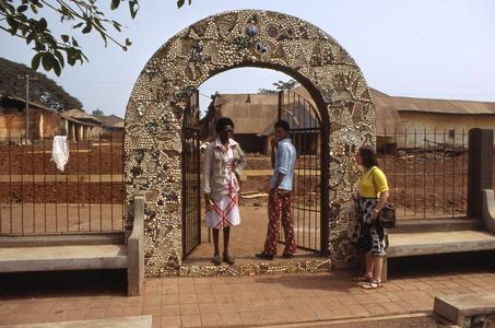 Ife Palace gate open