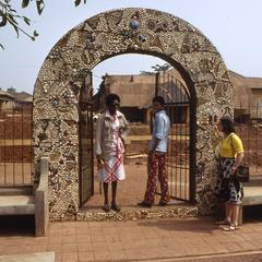Ife Palace gate open