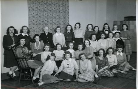 Women's Athletic Association group photograph