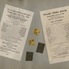 Fuller Opera House program and tickets