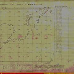 [Public Land Survey System map: Wisconsin Township 32 North, Range 11 East]