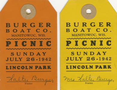 Burger Boat Co. picnic passes