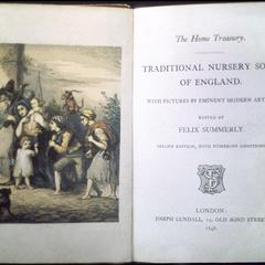Traditional nursery songs of England : with pictures by eminent modern artists