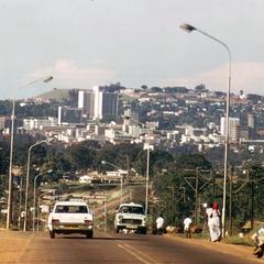 Kampala City Seen from Entebbe Road