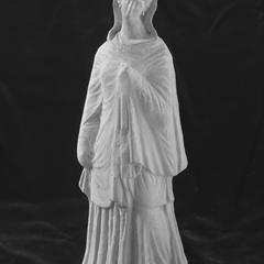 Statuette of Draped Woman in Tanagra Style