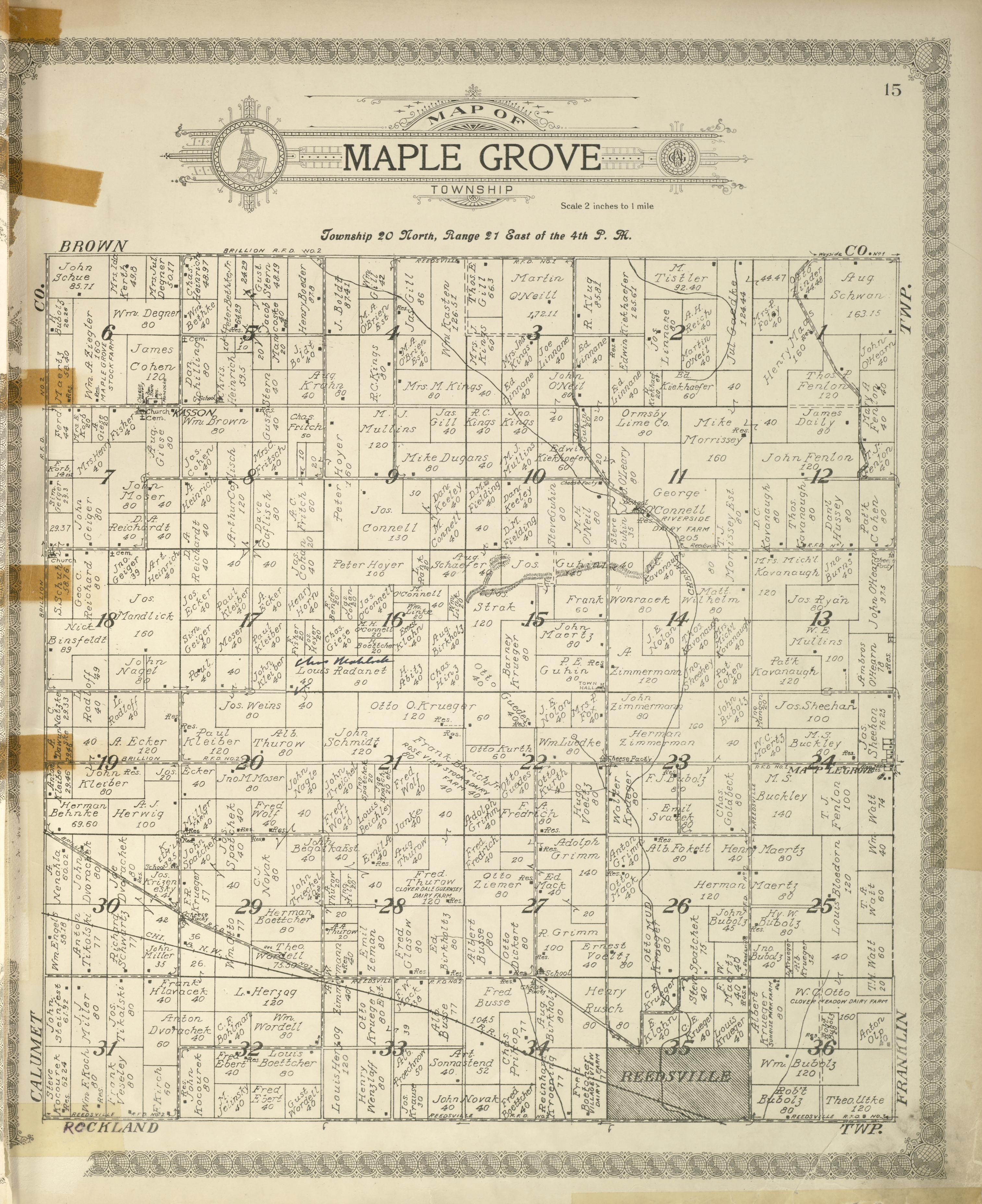 Standard atlas of Manitowoc County, Wisconsin Full view UWDC UW