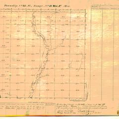 [Public Land Survey System map: Wisconsin Township 25 North, Range 17 West]