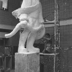 Plaster cast for 'The Seaman'