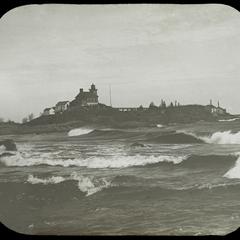 Storm Waves at Lighthouse, Marquette, Michigan