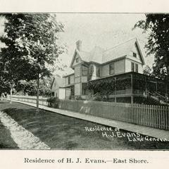 Residence of H. J. Evans