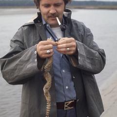 James F. Kitchell during field course at Sapelo Island, Georgia