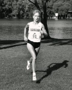 Female cross country runner