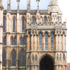 Lincoln Cathedral southwest transept and Galilee porch