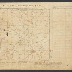 [Public Land Survey System map: Wisconsin Township 46 North, Range 12 West]