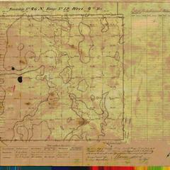 [Public Land Survey System map: Wisconsin Township 46 North, Range 12 West]